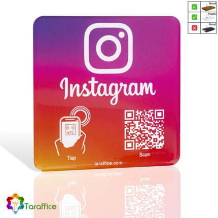 Plaque NFC Instagram